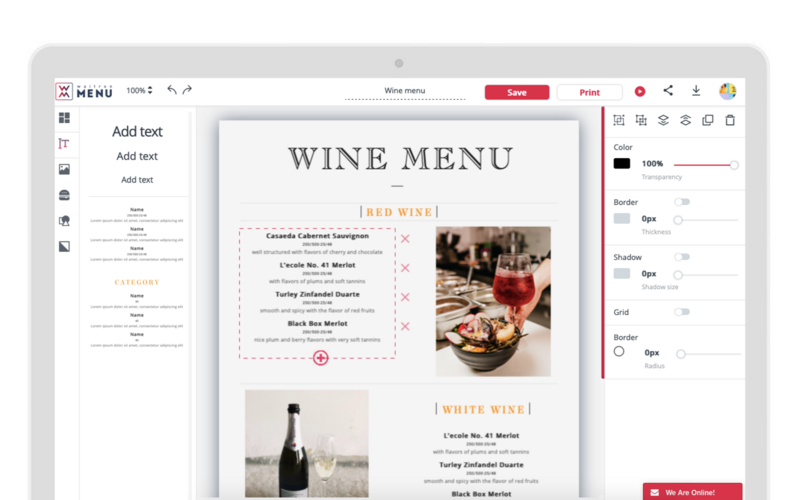 How to add new dishes on a menu